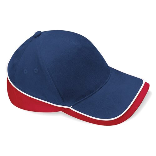 Competition cappello blu navy con profilo a contrasto