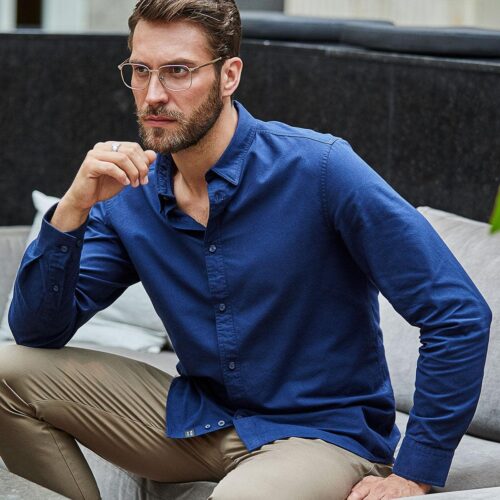 Urban camicia uomo in cotone Oxford