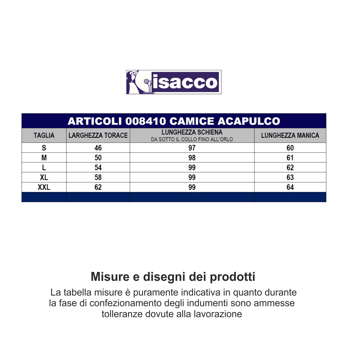 Camice Isacco Acapulco 8410 - immagine 4