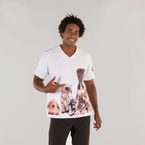 Casacca veterinario Zoo unisex microfibra