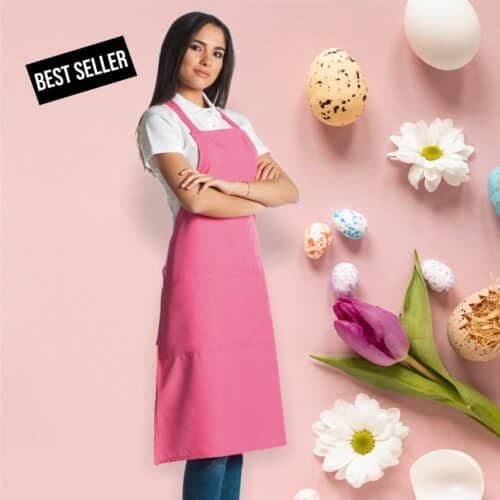 Jerry grembiule unisex no stiro West Rose