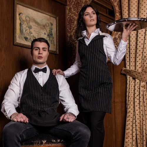 Giulietta gessato grembiule donna