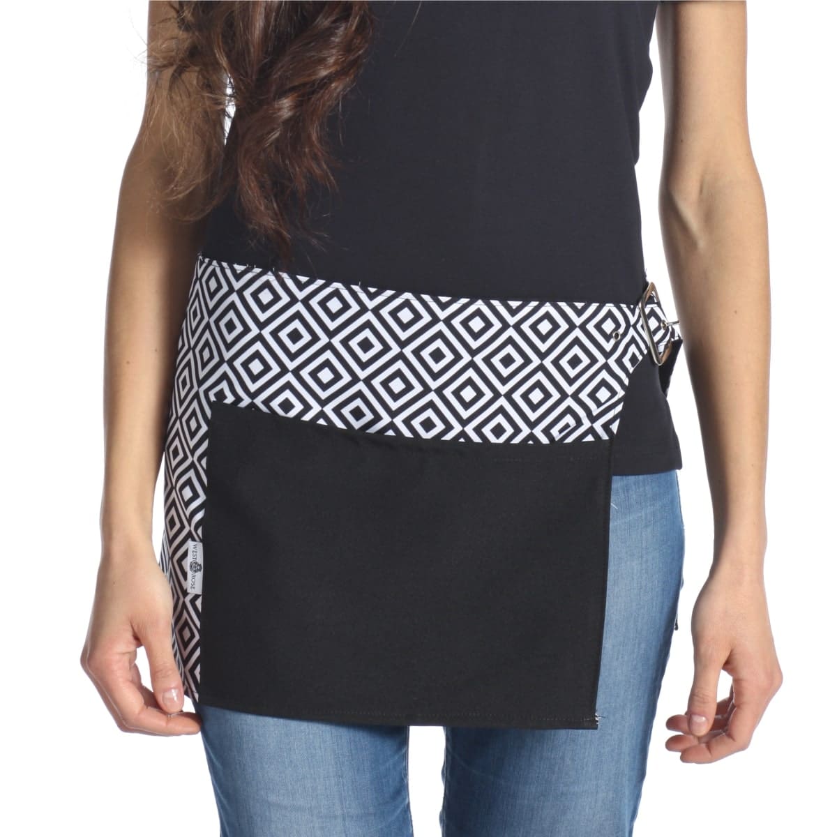 Square Kioto grembiule a minigonna no stiro West Rose