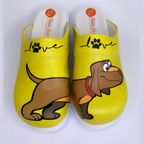 Zoccoli Sanitari in pelle Morbidelle Doggy